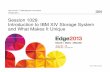 IBM® Edge2013 - Introduction to IBM XIV Storage System