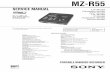 Sony MZ-R55 Service Manual