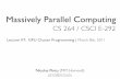 Massively Parallel Computing