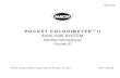 Pocket Colorimeter II Instruction Manual-fluoride (f)