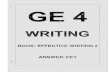 Ge 4 Writing Answer