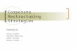 Corporate Restructuring Strategies ,need, reasons importance  imjpications,benefits  types...