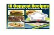 10 Copycat Recipes From Restaurants and Brand Name Recipes