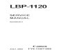 Canon LBP-1120 Service Manual
