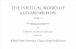Alexander Pope - Poetical Works (2)