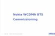 Nokia WCDMA BTS Commissioning