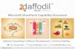 Daffodil Software - Sharepoint Capability Document
