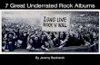 Jeremy Bednarsh - 7 Great Underrated Rock Albums