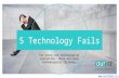 5 of the Biggest Technology Fails