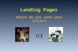 Landing pages for increasing leads