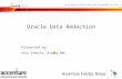 Oracle Data redaction - GUOB - OTN TOUR LA - 2015