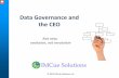 CDO Webinar: Data Governance and the CEO