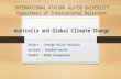 Australia and global climate change