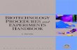 Bitechnology Procedures and Experiments Hanbook