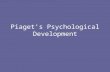 [Behav. sci] piaget’s psychological development by SIMS Lahore