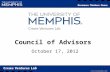 Crews ventures lab council of advisors meeting 10.17 updated