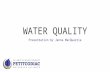 Water Quality AGM presentation 2015