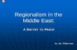 Regionalism in the Middle East - PortfolioCopy