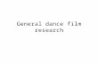 General Dance Research