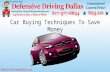Car buying techniques to save money