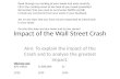 Impact of the wall street crash Power Point