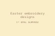 Easter embroidery designs