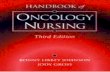 Handbook of oncology nursing