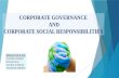 Corporate Governance Vs. Corporate Social Responsibilities