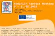 Romanian Meeting Project 5-11.05.2015