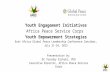 Dr. Tuesday Gichuki, Africa Peace Service Corps, on Youth Empowerment Strategies