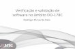 Verificação e validação de software no âmbito DO-178C - Rodrigo Pimenta Reis