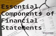 Essential Components of Financial Statement