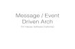 Message Driven Architecture enables Elasticity, Resilience and Availability