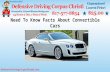 Need to know facts about convertible cars