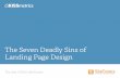 The Seven Deadly Sins of Landing Page Design