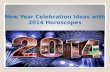New year celebration ideas with 2014 horoscopes
