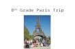 First Day of Paris Trip