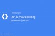 API Technical Writing