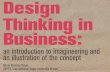 Design Thinking in Business: An Introduction to Imagineering and an Illustration of the Concept