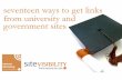 17 Ways To Get Trusted Links from University & Government Websites