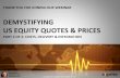 Xignite Demystifying US Equity Quotes Webinar - Part 2