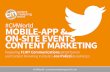 #CMWorld Twitter Chat on Mobile Apps and Events with Flirt Communications