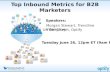 The Top Inbound Metrics for B2B Marketers