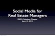 Social Media for Real Estate Managers
