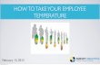 How to Take Your Employee Temperature