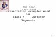 Presentation examples for class 4 customer segments