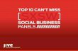 Jive's Top 10 SXSW Social Business Panels