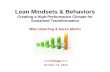 Lean Mindsets and Behaviors