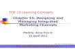 Top 10 Learning concepts: Chapter 15