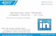 Google Hangout - Optimising your personal LinkedIn profile